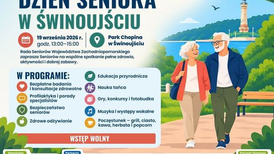 Dzień Seniora w Świnoujściu. Spotkanie w Parku Chopina