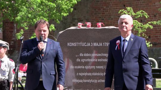Powiat Gryficki na uroczystościach Konstytucji 3 Maja w Gryficach