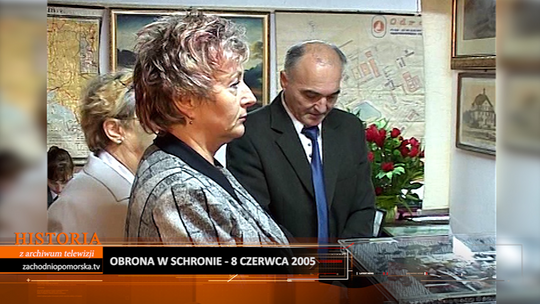 Z archiwum telewizji - Obrona pracy dyplomowej... w schronie.