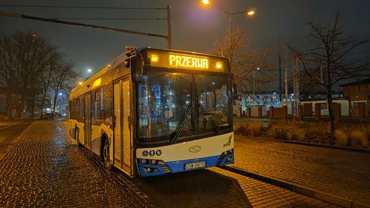 Zmiany w kursach autobusów w nocy 1 - 5 grudnia