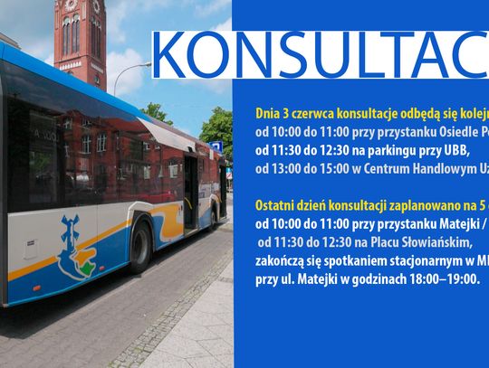 Autobus Konsultacyjny na ulicach miasta