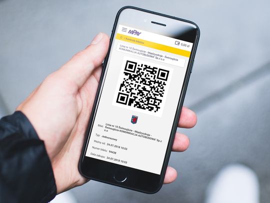 Bilety komunikacji miejskiej w Świnoujściu  za złotówkę w aplikacji mPay