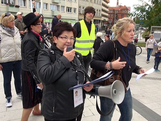 Czarny protest antyaborcyjny w Świnoujściu