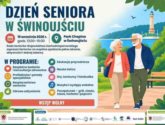 Dzień Seniora w Świnoujściu. Spotkanie w Parku Chopina
