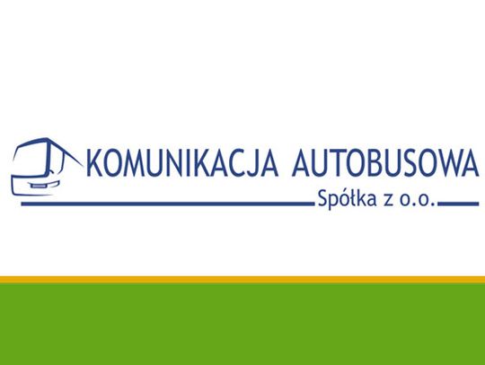 "Komunikacja Autobusowa” Sp. z o.o. informuje