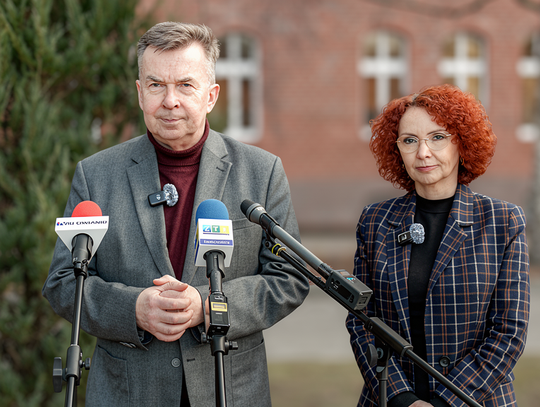 Konferencja prasowa posła Dariusza Wieczorka