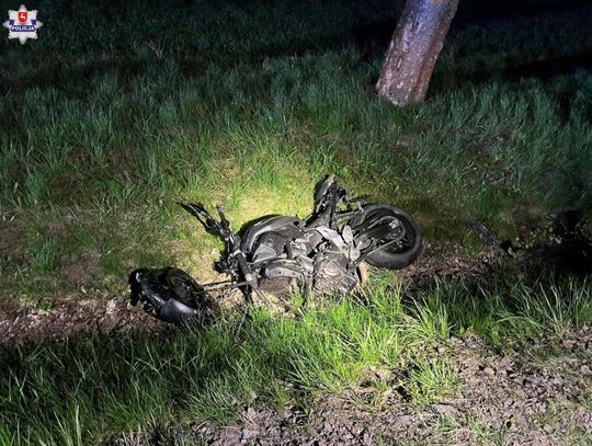 Młody motocyklista zginął na drodze. Wcześniej dostał ostrzeżenie