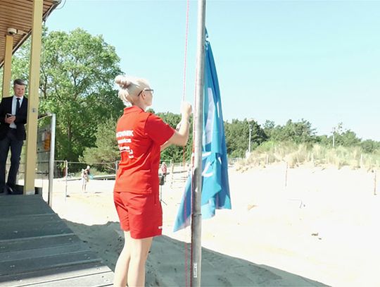 Plaża i Port Żeglarski z Błękitną Flagą
