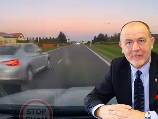 Poseł PiS szarżuje samochodem. I donosi na policję na autora nagrania [WIDEO]