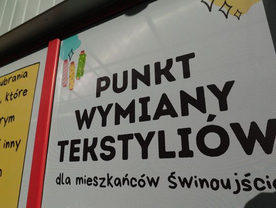Punkt wymiany tekstyliów dla mieszkańców