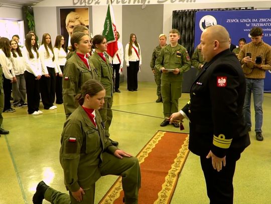 Ślubowanie i pasowanie na kadetów. Uroczystość w trzebiatowskim „Herbercie”