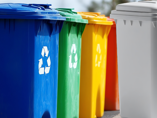 W śmietnikach pojawiły się pojemniki w nowym kolorze. To do nich wrzucamy