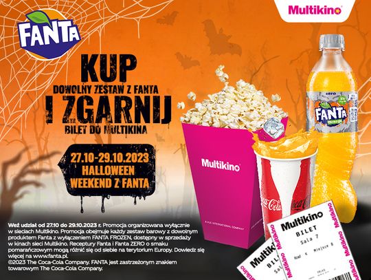 Weekend Halloween z Fantą w Multikinie! Odbierz darmowy bilet na listopadową premierę!