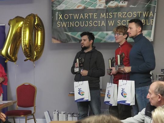 Zakończyły się 10. Mistrzostwa Świnoujścia w Scrabble