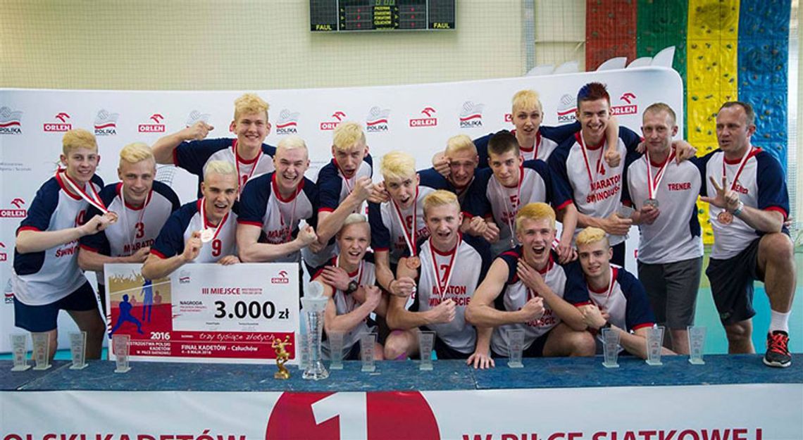 Brązowy medal Mistrzostw Polski siatkarzy Maratonu Świnoujście