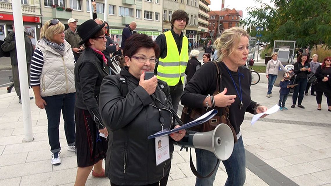 Czarny protest antyaborcyjny w Świnoujściu