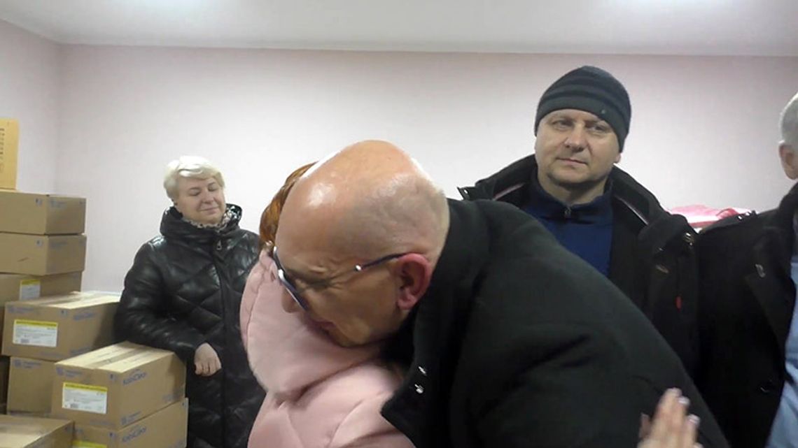 Goleniowski konwój z pomocą humanitarną dotarł do szpitala w ukraińskiej Sławucie.