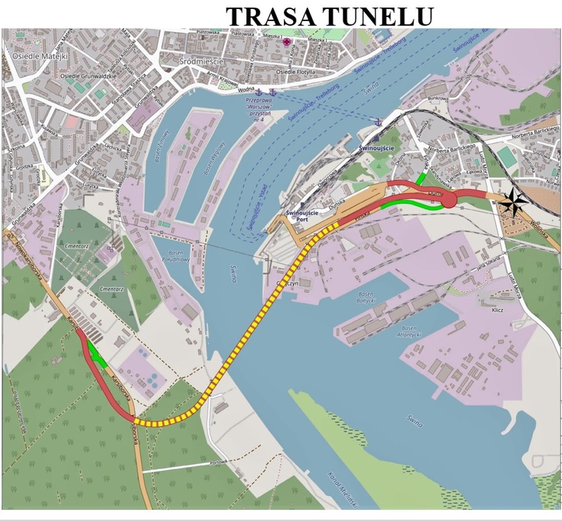 Komunikacja w Świnoujściu po otwarciu tunelu