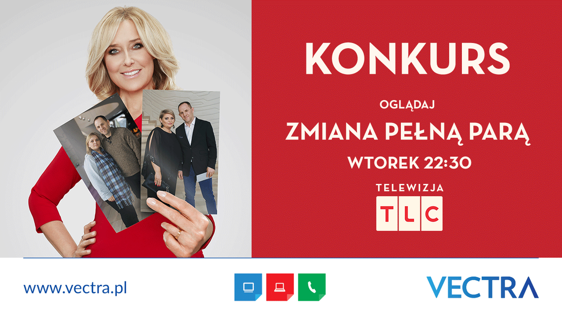 Konkurs z TLC + odkodowane pasmo programów Discovery Channel, Eurosport 1 oraz TLC