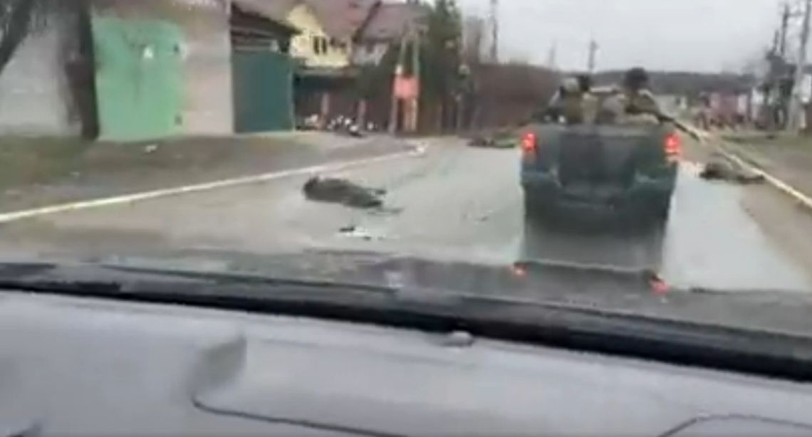 Masakra cywilów w Buczy w Ukrainie. Odpowiada za to rosyjski major