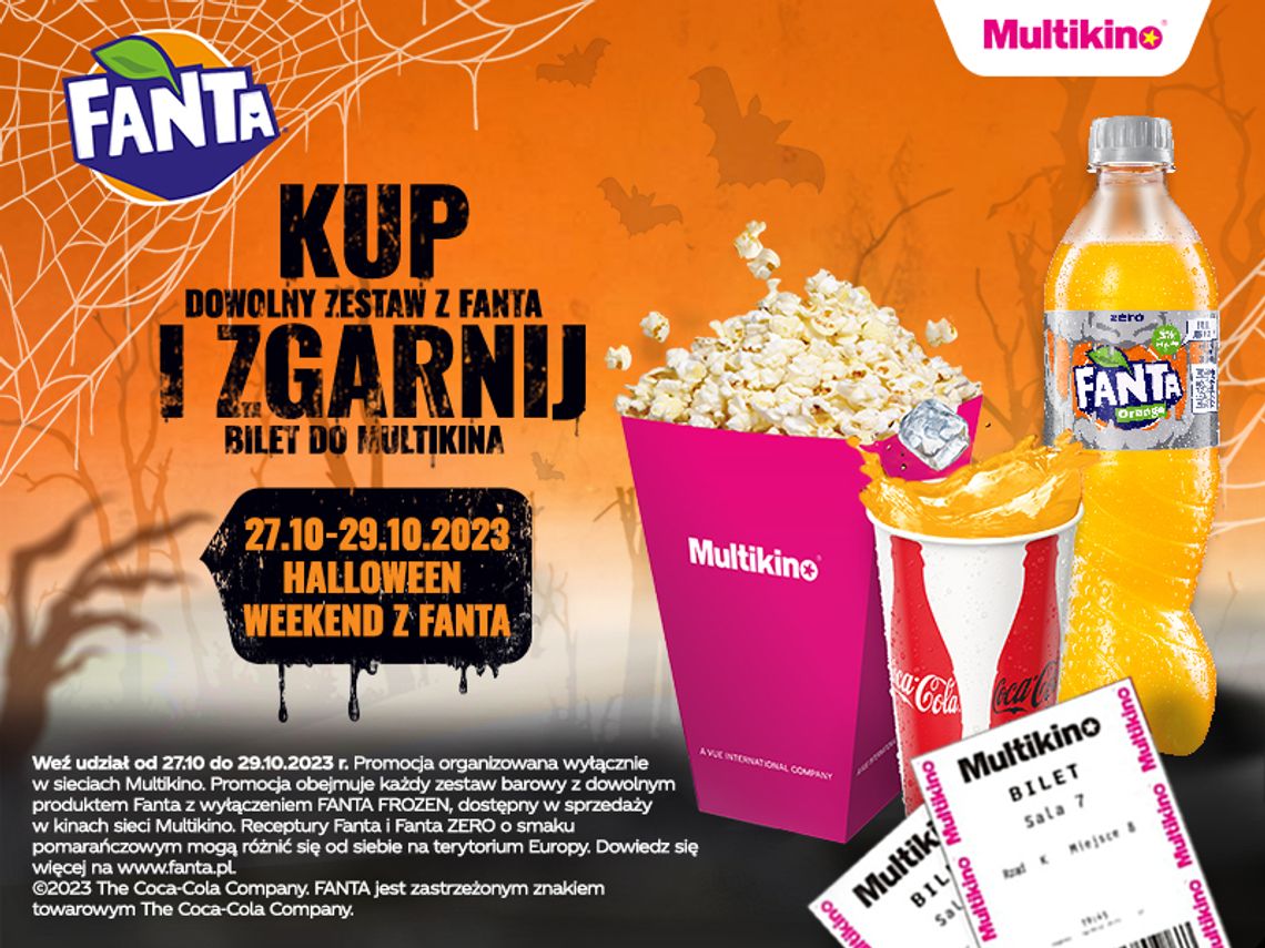 Weekend Halloween z Fantą w Multikinie! Odbierz darmowy bilet na listopadową premierę!