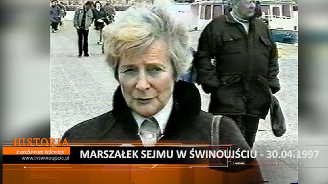 Z archiwum Telewizji – Marszałek Sejmu 30.04.1997