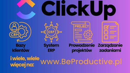 ClickUp cyfryzacja procesów ClickUp CRM/ERP