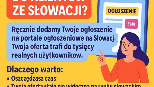 dodawanie ogłoszeń Słowacja - dotarcie do klientów słowackich