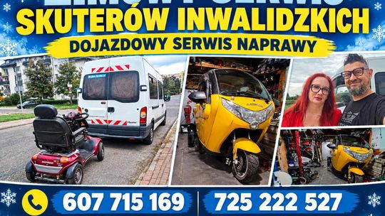 DOJAZDOWY SERWIS SKUTERÓW INWALIDZKICH Szczecin - ZADBAJ O SPRZĘT ZIMĄ