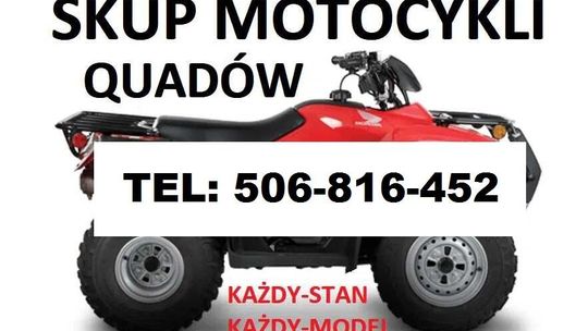 SKUP QUADÓW QUAD QUADY ATV SKUTERÓW WODNYCH ŚNIEŻNYCH