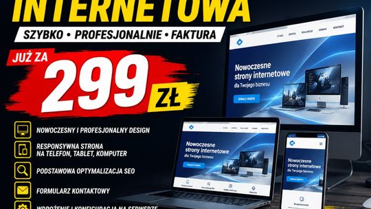 Strona WWW za 299 zł | PROFESJONALNIE | stronaza299.pl