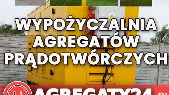 Wynajem przemysłowych agregatów prądotwórczych, różna moc