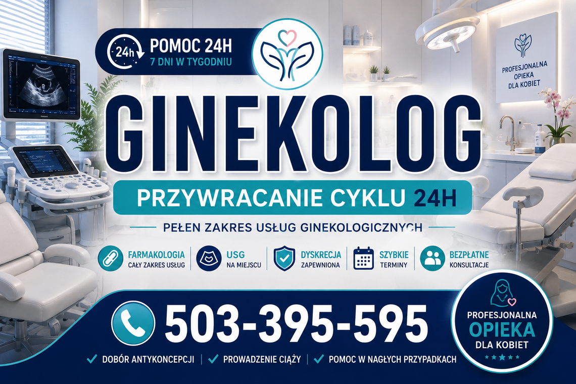 GINEKOLOG FARMAKOLOGIA KOMPLEKSOWE USŁUGI/CAŁA POLSKA/