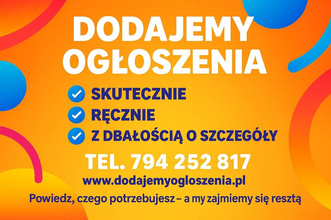 Publikacja ogłoszeń - lokalnie, ogólnopolsko, nawet do 800 serwisów Publikacja ogłoszeń - lokalnie, ogólnopolsko, nawet do 800 serwisów