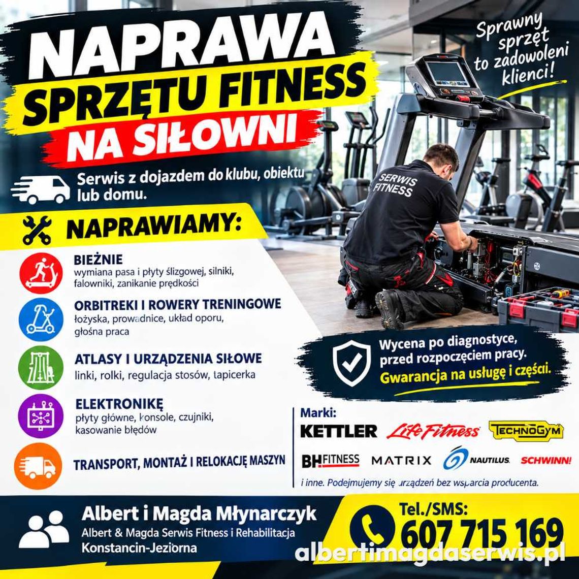 Serwis Siłowni Szczecin Sprzętu Fitness/ Rehabilitacyjnego Serwis Siłowni Szczecin Sprzętu Fitness/ Rehabilitacyjnego