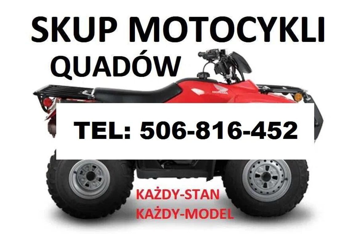 SKUP QUADÓW QUAD QUADY ATV SKUTERÓW WODNYCH ŚNIEŻNYCH