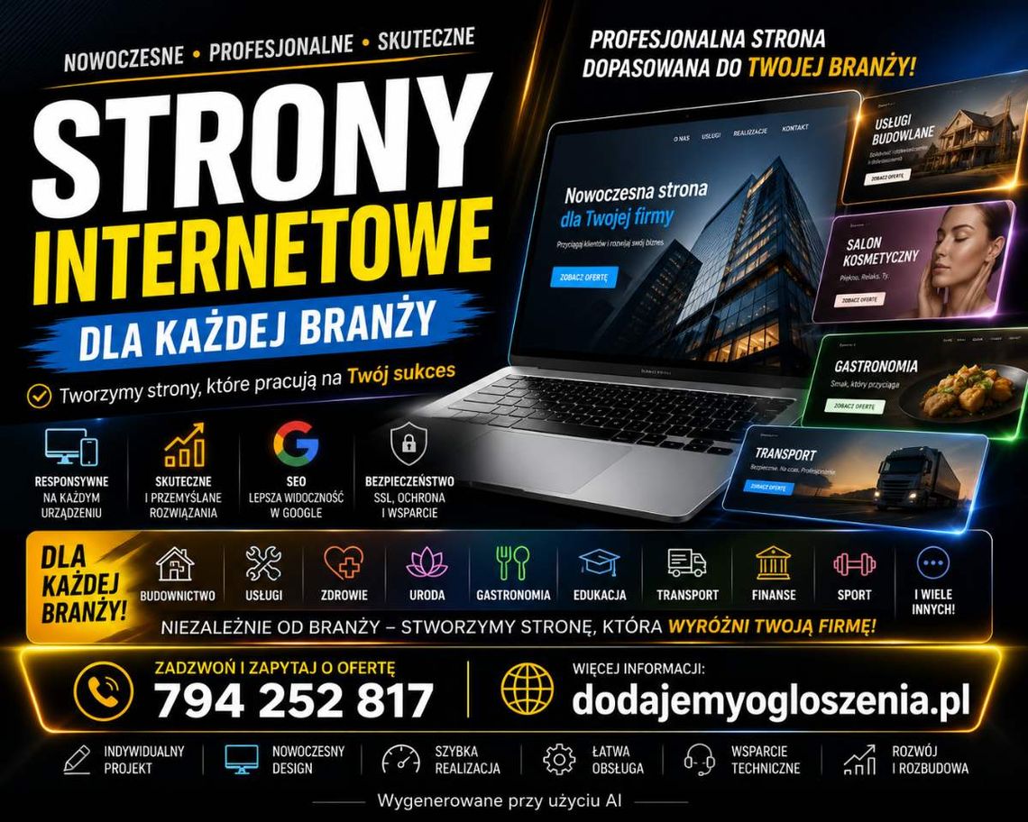 Strony internetowe dla copywriterów - szybka realizacja