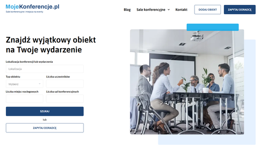 Mojekonferencje.pl  - sale konferencyjne