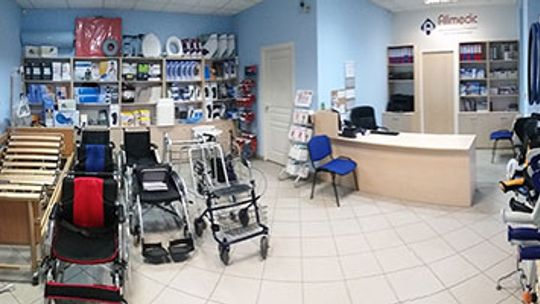 Wypożyczalnia wózków inwalidzkich - sprzęt rehabilitacyjny Allmedic