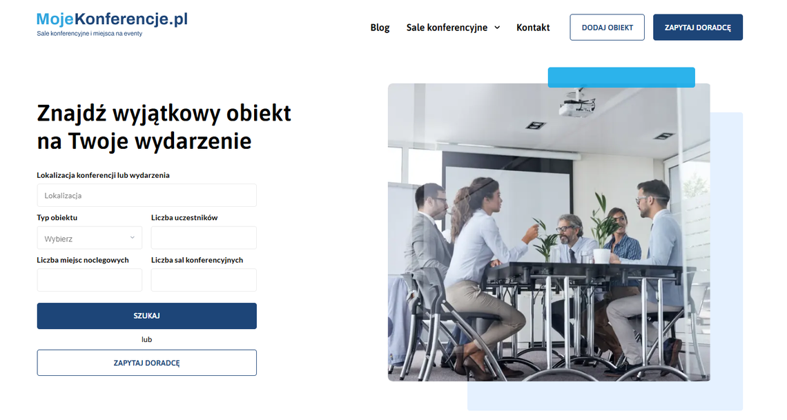 Mojekonferencje.pl  - sale konferencyjne