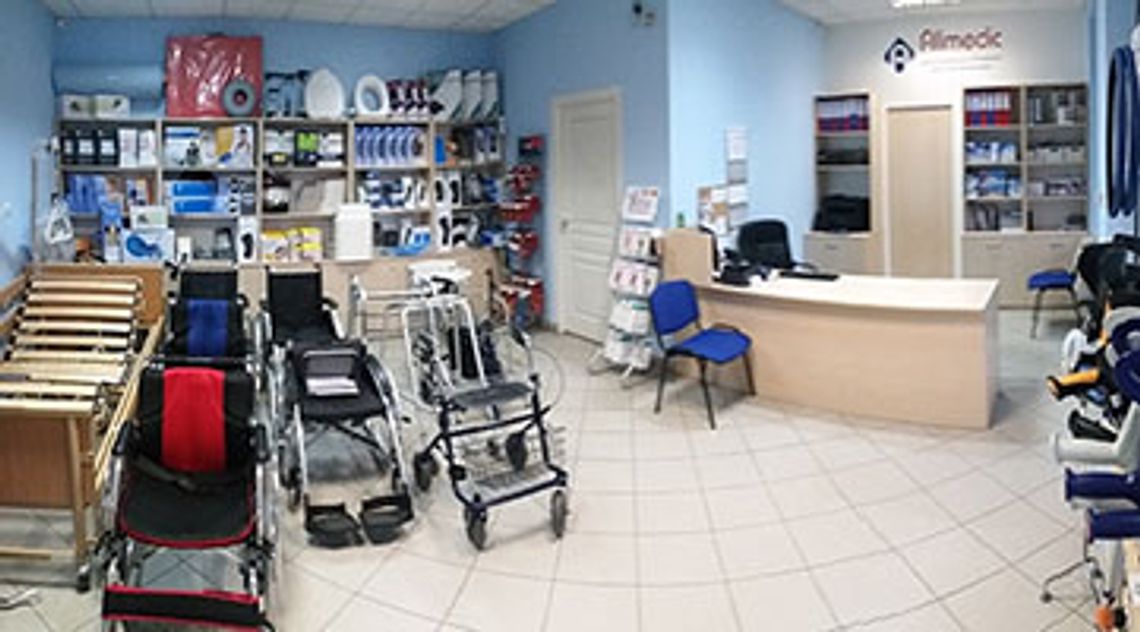 Wypożyczalnia wózków inwalidzkich - sprzęt rehabilitacyjny Allmedic
