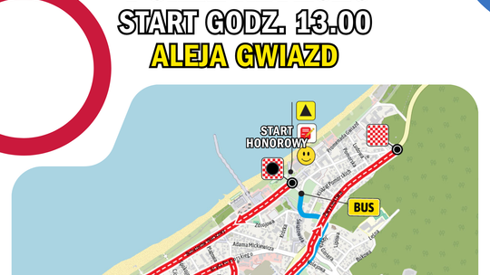 MIĘDZYZDROJE: Tour de Pologne – Aleja Gwiazd
