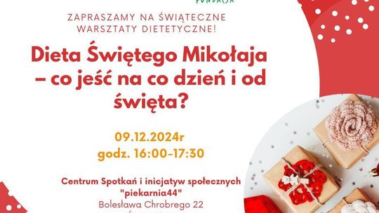 Świąteczne warsztaty dietetyczne!