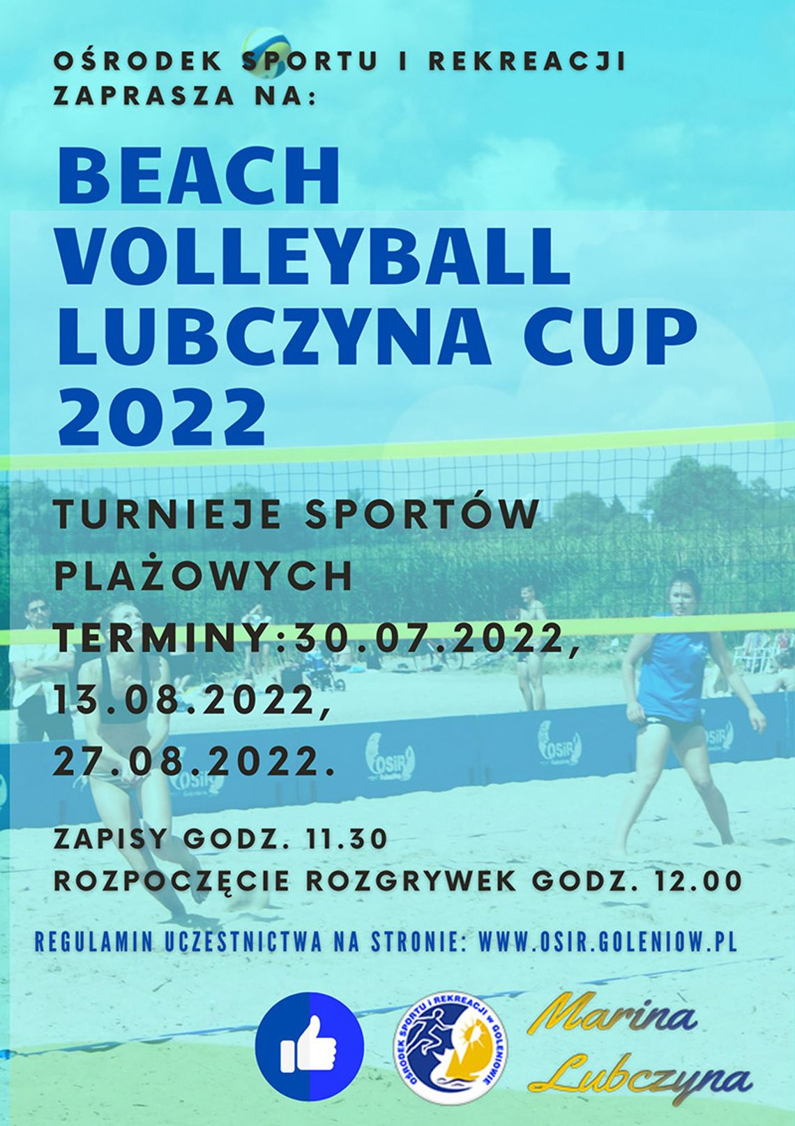 Beach Volleyball Lubczyna CUP 2022 