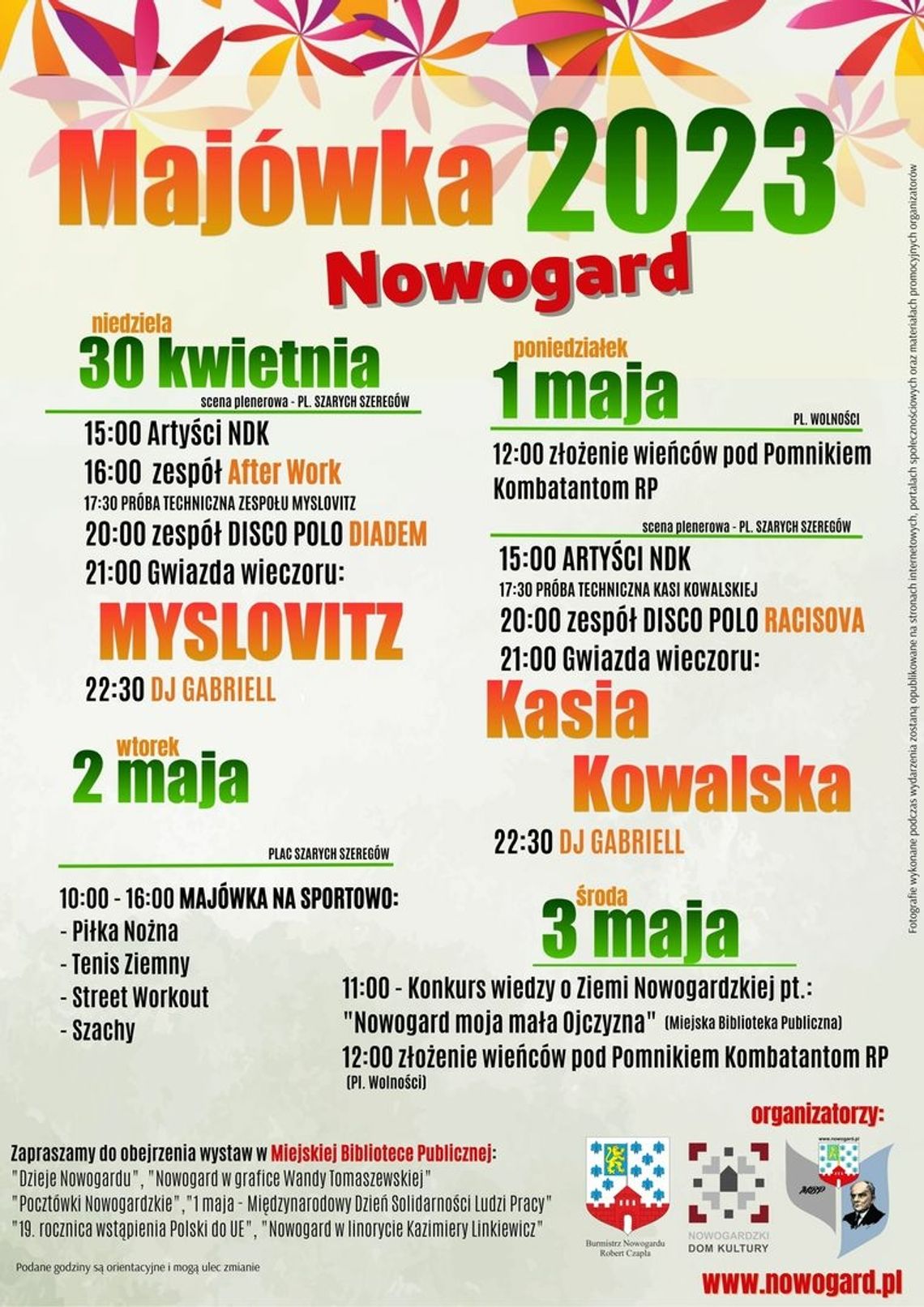 Nowogard. MAJÓWKA 2023 Nowogard. MAJÓWKA 2023