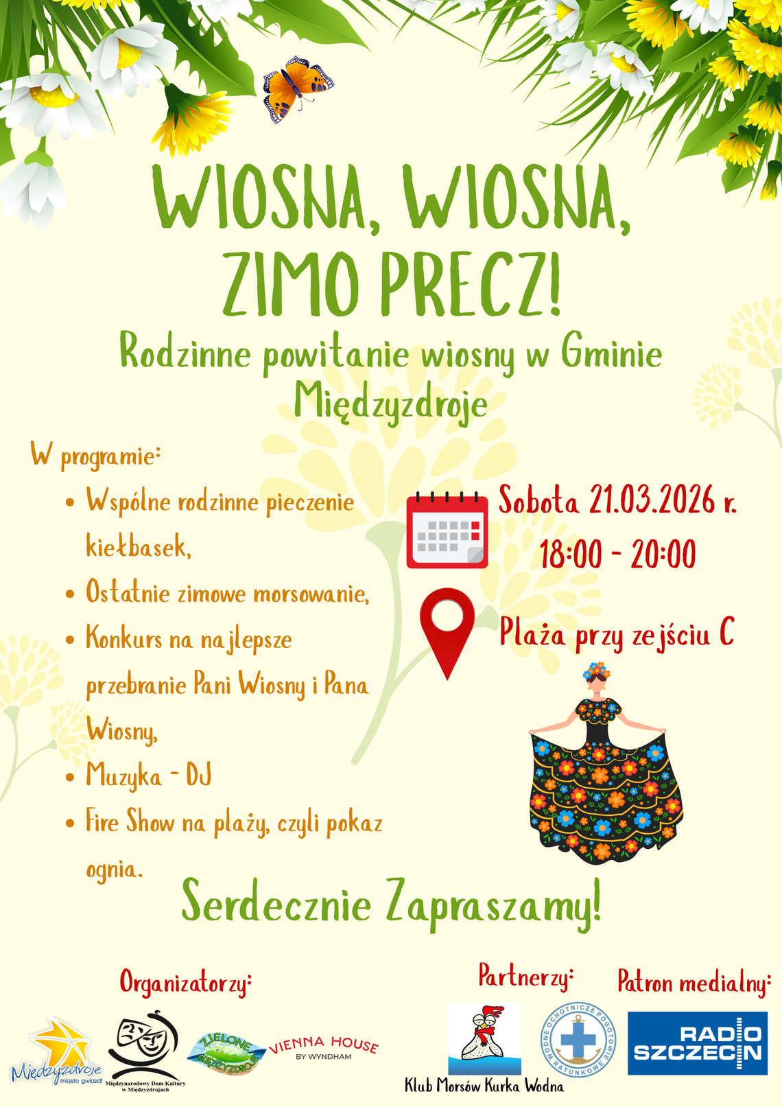Wiosna, wiosna, zimo precz!  Wyjątkowe powitanie wiosny w Międzyzdrojach